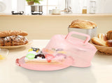 Clearance! Round Cake Carrier Cake Container With Lid And Handles, Large Cupcake Carrier Cake Keeper V1189-LWWAL-20260401-07326
