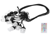 Outdoor Waterproof String Lights RGB Colorful Lights with RF IR Remote Control 100240VEU Plug V1294-YM0901-3119200177912