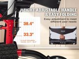 2 in 1 Rollator Walker & Transport Chair for Seniors, Folding Rolling Walker Wheelchair Combo & V952-EHYZXQCKJLQ8WW1ZSV0