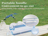 Portable Water Dispenser, 1.1 Gallon Fridge Water Container with Spigot, Refillable Drink Dispenser V1366-AZ2-W-23296