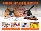 Button Maker Machine, 1.25 inch/32mm Pin Maker, Installation-Free Badge Punch Press Kit, Children V952-SLKXZJ32MM500JRFVV0