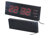 LED Calendar Clock Innovative Night Light Electronic Wall Clock for Home Office LaboratoryEU Plug V1294-YM0901-3115210104711