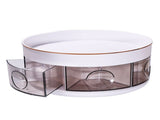 Spice Spinner Rack Corner Round Multi Functional 2 Tiered Storage Organizer Holder V1294-YM0901-3117230436711