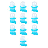 10Pcs Plastic Automatic Bird Food Feeder Hanging Bird Water Dispenser for Parrots Hamster V1294-YM0710-3111210212511