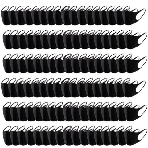 100x SUMMER Reusable Breathable Face Mask Mouth Mask Anti Dust Haze Bulk V563-UPWR-FACEMASK_BLACK-100PC