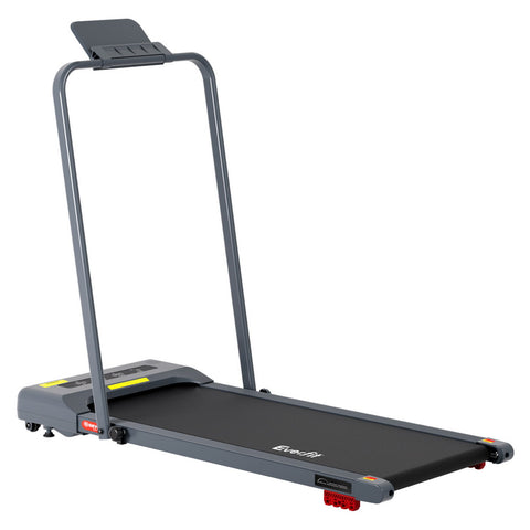 Everfit Treadmill Electric Walking Pad Incline Under Desk 380mm Grey TMILL-380H-INC-GR
