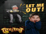 Animated Halloween Decorations with Infrared Sensor, Skull Prisoner Screaming Sound Effects V1107-129-45301