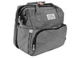 Backpack Multifunctional Foldable Large Capacity Baby Diaper Storage Bag for TravelLight Grey V1294-YM0523-3117210159812