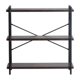 VEVOR Metal Bookshelf Rustic Bookshelf 3-Tier for Living room Bedroom & Office V952-JSSJZFXJSM3CACNDMV0
