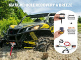 Electric Winch ATV UTV 2041 kg Synthetic Rope Waterproof Remote Control V952-ATVHCSJPYXWXMCF1OV9
