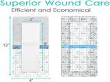 14 PCS Long Waterproof Bandage - 4x12" Knee, Hip Surgery Recovery, Shower Protector, Surgical V1189-WXFWAL-20260319-00196