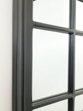 Window Style Mirror - Black Arch 70 CM x 130 CM V292-MIRR-ARCH001