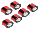 6PCS Bird Deterrent Reflective Scare Tape Bird Repellent Ribbon for Garden Supplies Silver Red V1294-YM0901-3111210189211