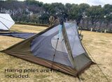 Lightweight Solo Camping Tent for Backpacking, Hiking, Fishing and Outdoor Adventures V1107-CS-ZAILXA23