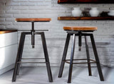 Levede 2x Bar Stools Industrial Kitchen BR1001-2