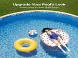 18-ft Round Above Ground Pool Liner, Overlap Pool Liners, Standard Gauge Vinyl, 48-to-54inch Wall V952-YCNCROUND18F554QLV0