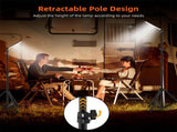 1.8m Telescopic Black Tripod LED Work Light for Camping and Outdoor Use LSB-59156