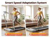 Everfit 3 in 1 Walking Pad Treadmill 12% Incline Under Desk Foldable for Home With 38cm Belt Silver TMILL-380H-2INC-SI