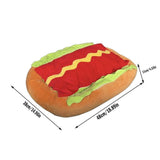 Large Dog Bed Shaped Crate Pad Cotton Soft Rest, Cat Beds For Indoor Cats Small Kitten Plush Cozy V1192-AZ-W-35128