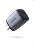UGREEN 25112A Nexode 35W Dual Ports GaN Wall Power Charger V28-ACBUGN25112