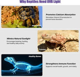 40cm Adjustable Reptile 10.0UVA UVB Lamps LED Light for Reptile Tanks Pet Lighting System V201-FBA1040BL8AU