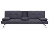 Artiss Sofa Bed 175CM Dark Grey Fabric SBED-E-R1C-GY