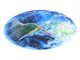 Earth Wall Clock Acrylic Silent Movement Accurate Cutting Stable Non Ticking Space Science Clock for V1294-YM0710-3115210161511