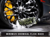 Wheel Barrel Cleaning Brush, Soft Microfiber Wheel Detailing Brush for Deep Rim and Brake Dust V1366-AZ2-W-23241