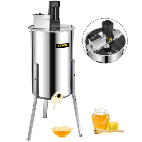 VEVOR 3/6 Frame Electric Honey Extractor Beekeeping Stainless Steel W/ 3 Legs V952-SXXDDYMJ000000001V3