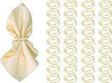 Gold Napkin Rings - 36 PCS Metal Spiral Napkin Rings Napkin Holders Buckles for Family V1258-DP02-WO-106