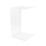 Acrylic Coffee Table Small Clear Acrylic Side Table For Coffee Drink Food Snack in Living Room V985-ACRYLICTABLE