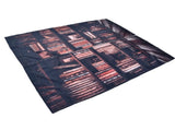 Living Room Curtains 3D Bookcase Printed Shading Curtains Bedroom Drapes V1294-YM0901-JY35922-02