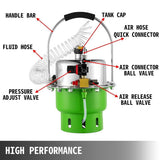 Pneumatic Air Pressure Bleeder, Brake Pressure Bleeding Tool Portable Brake and Clutch Bleeder Valve V952-QDSCYGHJLSK000001V0
