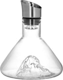 CARLA HOME Iceberg Wine Decanter with Aerator Filter and Lid V178-36191