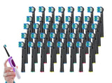 40 Pack Replacement Heads Compatible with Oral B Soft Electric Toothbrush Heads V1263-JX-7451