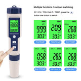 Pool Salt Tester & Meter, Hofun Digital Salinity Meter and Tester for Pool Saltwater and Drinking V1366-AZ2-W-09084