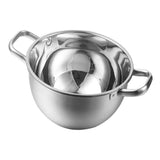 Hot Pot Cooking Pot Stainless Steel for Outdoor Picnic 1Pack V1366-AZ2-W-21806