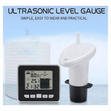Ultrasonic Wireless Water Tank Liquid Level Meter with Temperature Sensor Level Monitor Time Display V1366-AZ2-W-21680