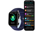 Smart Watch 1.96-Inch ECG Fitness Tracker with Heart Rate Oxygen Glucose Uric Acid and V1263-JX-7647-1