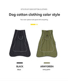 Dog Coat Warm-Lined Waterproof Medium-Large Dog Reflective Dog Coat Winter Dog - Black - Size V1102-136-70189-BLK-L-20-26KG