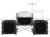 Camping Kitchen Table, Folding Outdoor Cooking Table with Storage Carrying Bag, Aluminum Cook V952-DFBKYDCFHSHSBD243V0