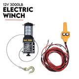 800kg Electric Hoist Winch Crane 12V Swivel Car Truck UTE Lift 360&deg Pick Up V379-EWINCHCRANE001