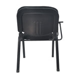 NNE Lecture Chair with Table Top for Classroom Lecture Training Conference V728-NNE-STACKING-CHAIRS-BLACK-LINKABLE1-SET