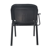 NNE Lecture Chair with Table Top for Classroom Lecture Training Conference V728-NNE-STACKING-CHAIRS-BLACK-LINKABLE1-SET