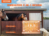 Goat Hay, 21 Gallons Large Capacity, 2 in 1 Hay and Grain, Wall Mounted Livestock V952-SCWSQEHYBGSWCN87VV0