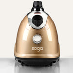 SOGA 2X Garment Steamer Portable Cleaner Steam Iron Gold GARMENTROUNDGOLDX2