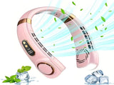 New Neck Hanging Fan Portable Mini USB Fan Personal Cooling Turbine Small Charging Quiet V1232-GBFS002