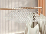 Black Blue plastic-coated metal hangers, non-slip clothes hangers, 50-pack hangers, durable hangers, V1347-127-BLU-92141