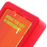Red Emergency Key Lock Box, Compact ABS Design for Quick and Secure Storage, 1 Set V1370-AZ4-11552