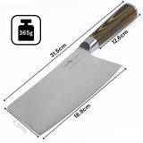 Cleaver Knife Kitchen Chef Knife Vegetable Meat Cleaver Pakkawood wood Handle V324-SSGP-CNKNIV